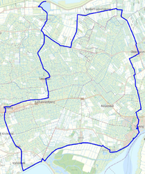 Landkarte der Eiderstedt Land-Tour mit dem Fahrrad