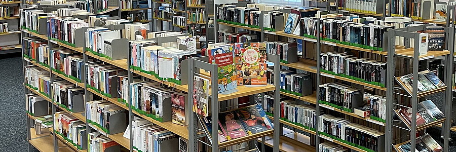 Blick in die Stadtbücherei Tönning