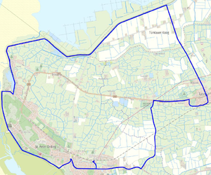 Landkarte der Pfahlbau-Tour mit dem Fahrrad