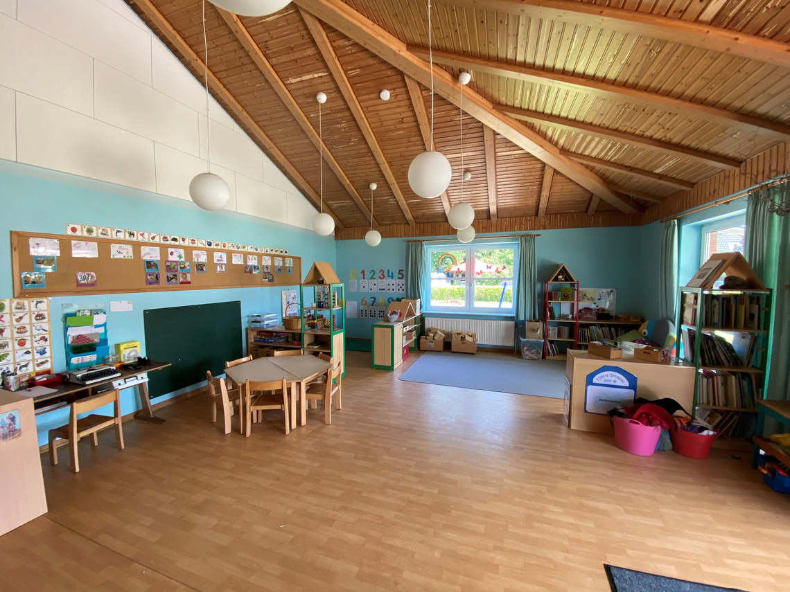 Bücherzimmer im Kindergarten