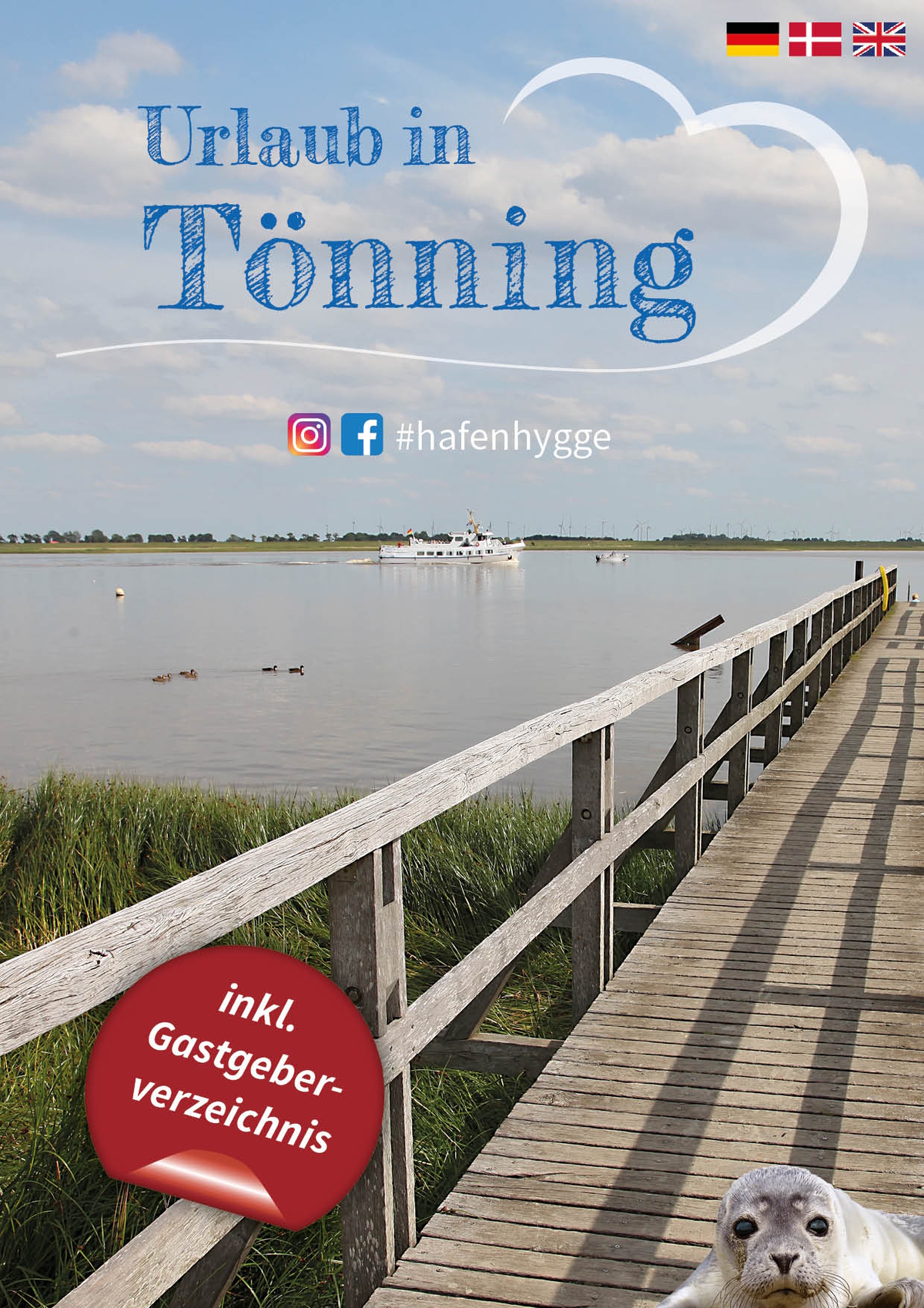 Deckblatt des Flyers Urlaub in Tönning mit Tönning-Motiv