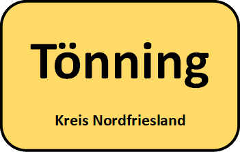 Stadteingangsschild Tönning